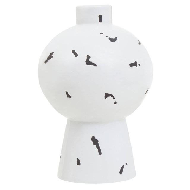 premier housewares Tundra White and black Small Vase