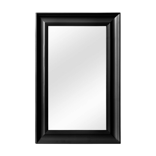 Premier Housewares Urban Matte Black Finish Wall Mirror