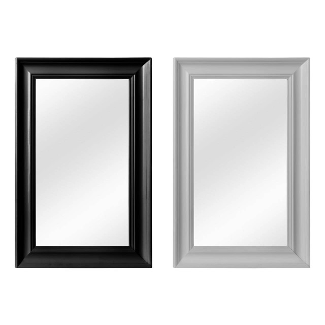 Premier Housewares Urban Matte Black Finish Wall Mirror