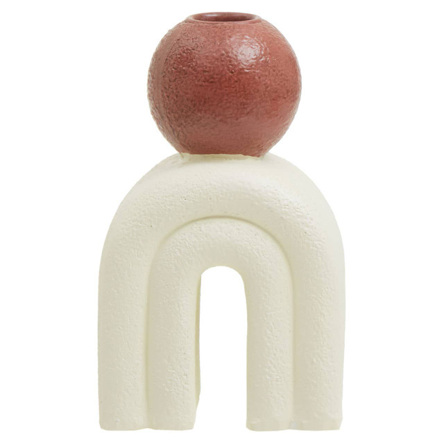 Premier Housewares Utica Candle Holder With Cream Base
