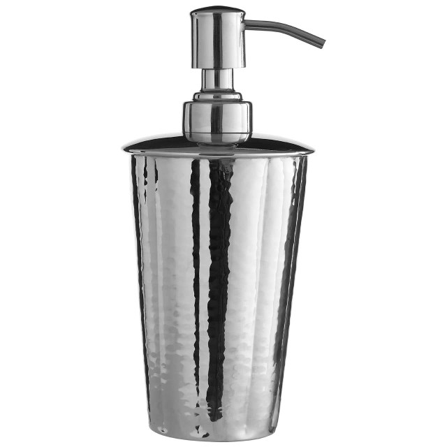 Premier Housewares Vaco Hammered Bathroom Nickel Finish Lotion Dispenser