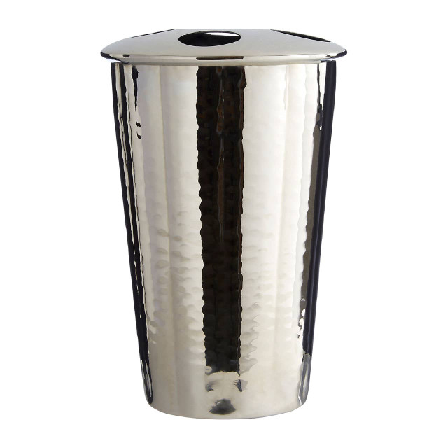 premier housewares Vaco Hammered Bathroom Nickel Finish Toothbrush Holder