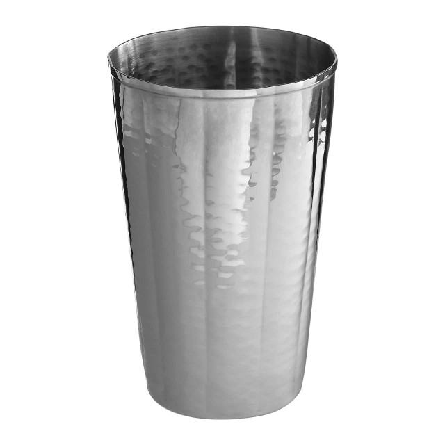 Premier Housewares Vaco Hammered Bathroom Nickel Finish Tumbler