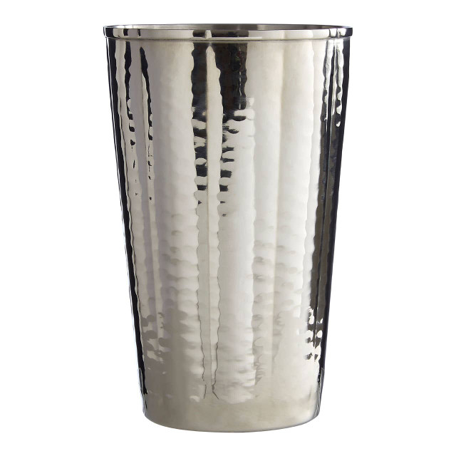 premier housewares Vaco Hammered Bathroom Nickel Finish Tumbler
