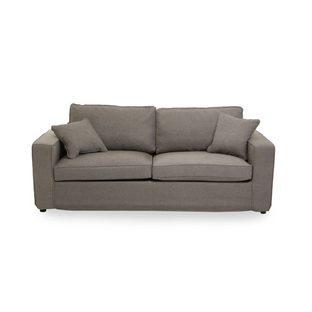 premier housewares Valensole 3 Seat Grey Fabric Sofa