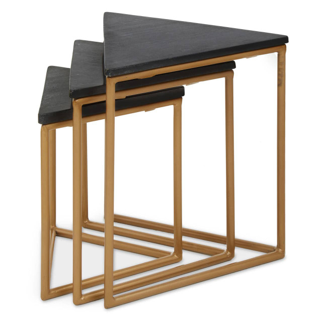 premier housewares Varana Nest Of Three Triangular Tables