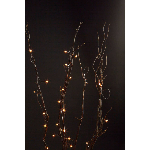 Premier Housewares Ventana Natural 80 Lights Colour Twigs With EU Plug