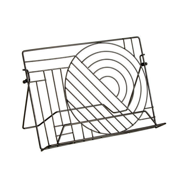 Premier Housewares Vertex Black Nickel Finish Cook Book Stand