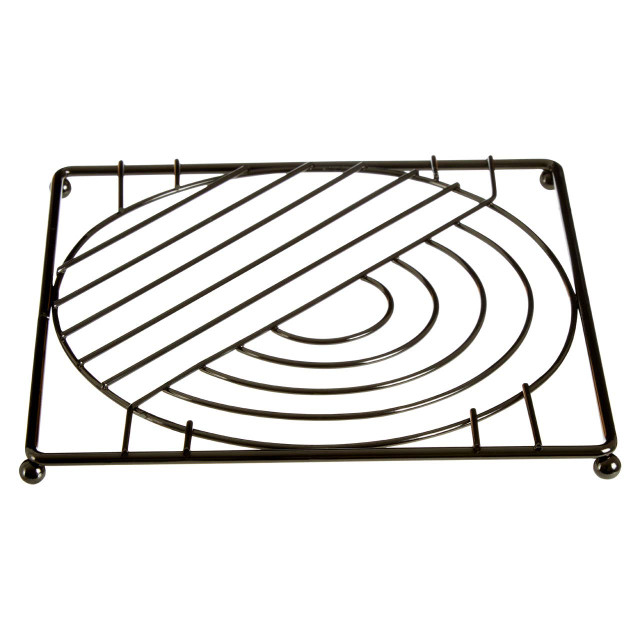 premier housewares Vertex Black Nickel Finish Square Trivet