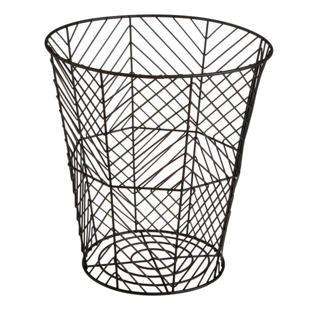 Premier Housewares Vertex Black Powder Coat Storage Basket