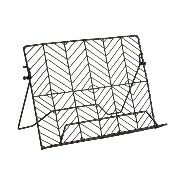 Premier Housewares Vertex Black Powder Coated Cook Book Stand