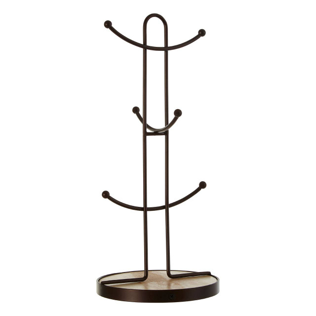 premier housewares Vertex Bronze Powder Coated 6 Mug Tree