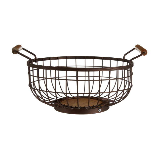 Premier Housewares Vertex Bronze Powder Coated Fruit Basket