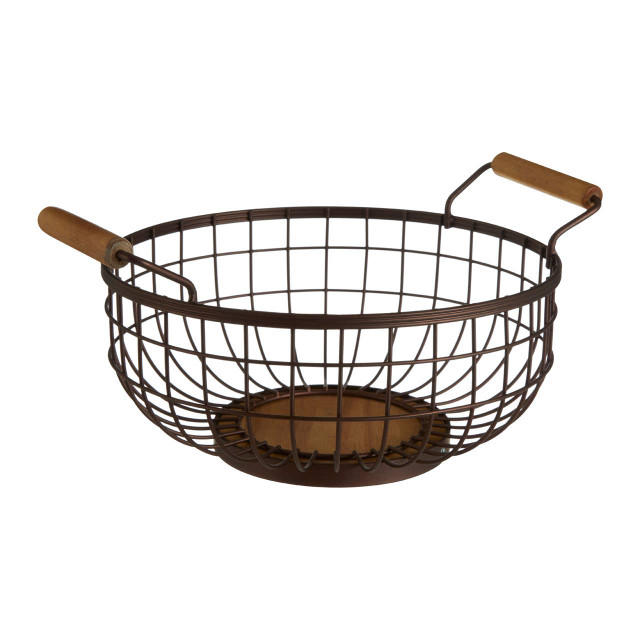 Premier Housewares Vertex Bronze Powder Coated Fruit Basket