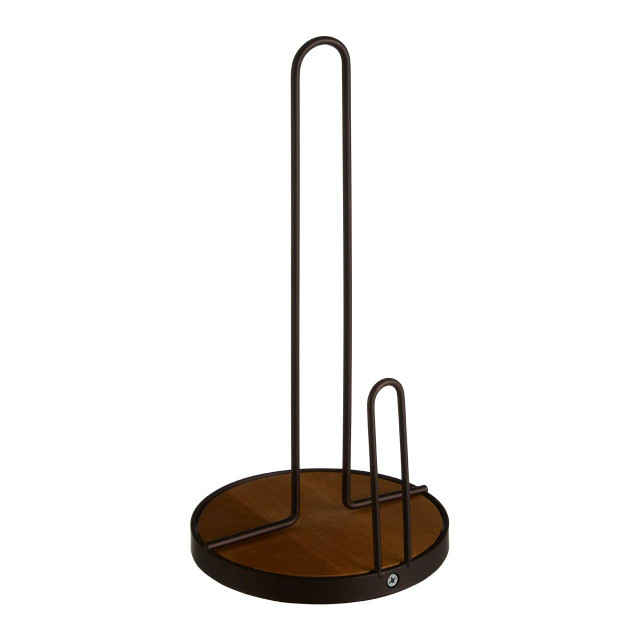 Premier Housewares Vertex Bronze Powder Coated Kitchen Roll Holder