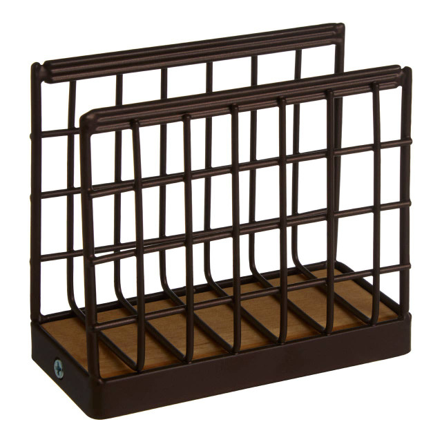Premier Housewares Vertex Bronze Powder Coated Napkin Holder