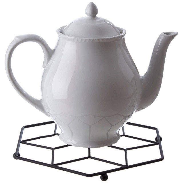 Premier Housewares Vertex Contour Matte Black Trivet