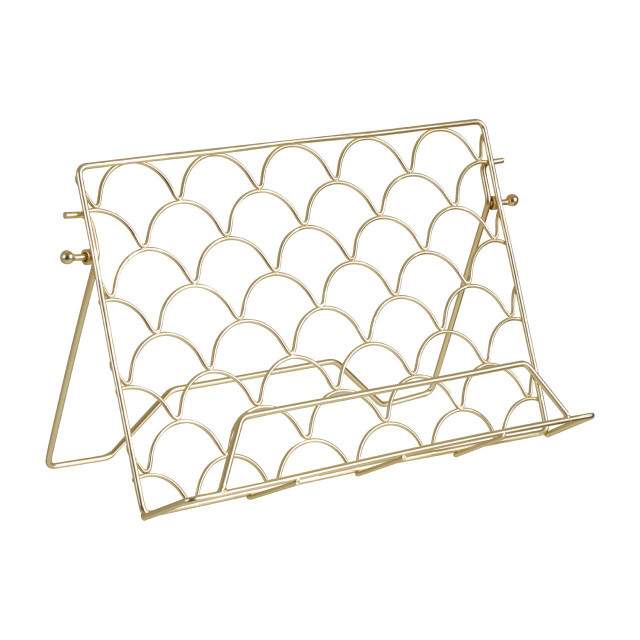 premier housewares Vertex Deco Matte Gold Cook Book Stand