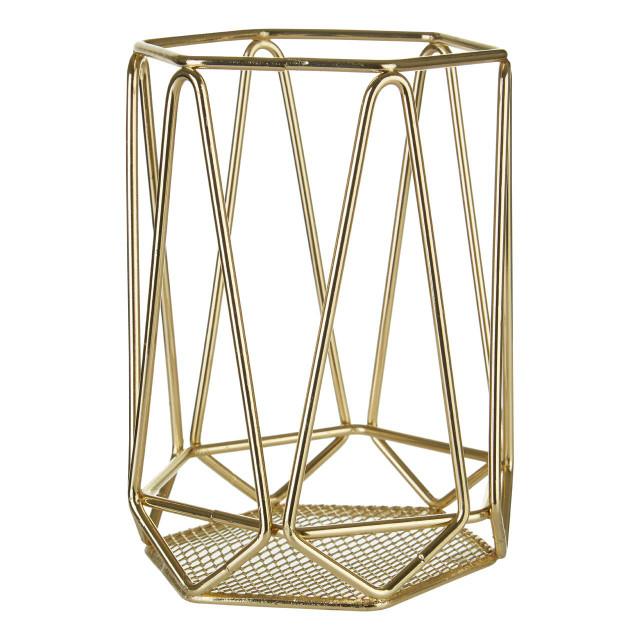 premier housewares Vertex Gold Finish Utensil Holder