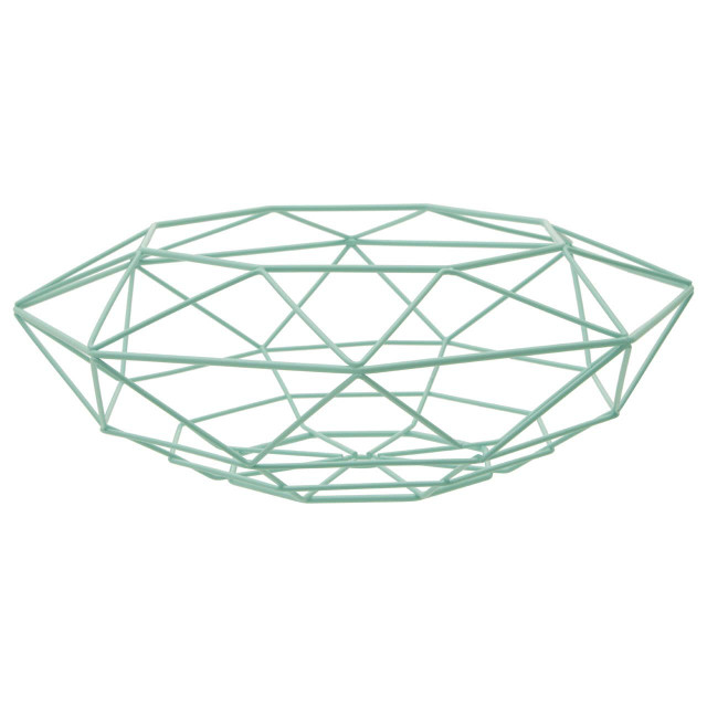 premier housewares Vertex Green Finish Fruit Basket