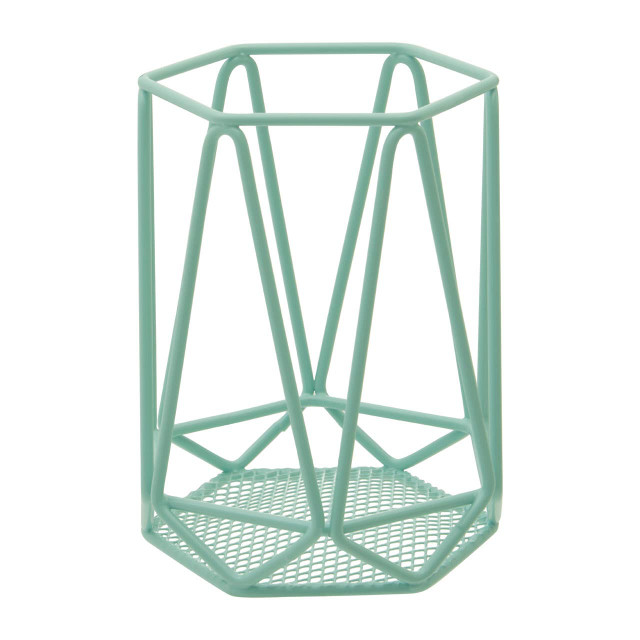 Premier Housewares Vertex Green Finish Utensil Holder