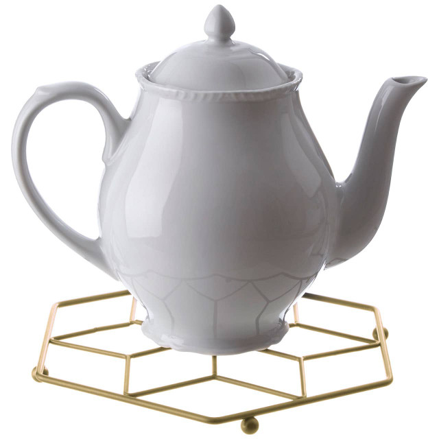 Premier Housewares Vertex Matte Gold Contour Trivet