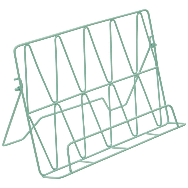 Premier Housewares Vertex Pastel Green Finish Cookbook Stand