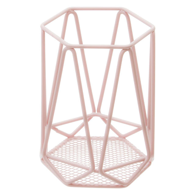 Premier Housewares Vertex Pink Finish Utensil Holder