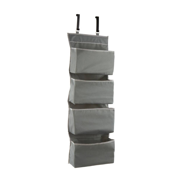 Premier Housewares Verti Grey Over Door Hanging Organiser