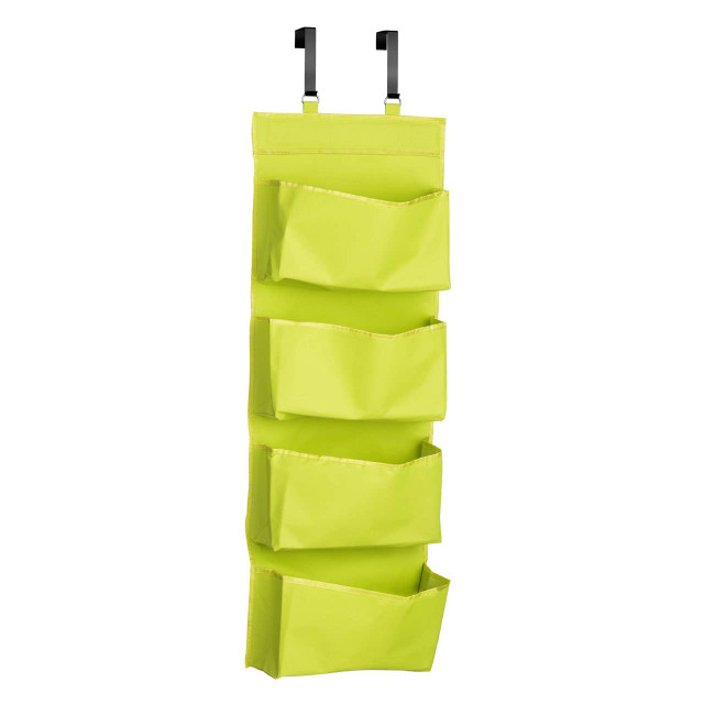 Premier Housewares Verti Over Door Lime Green Hanging Organiser