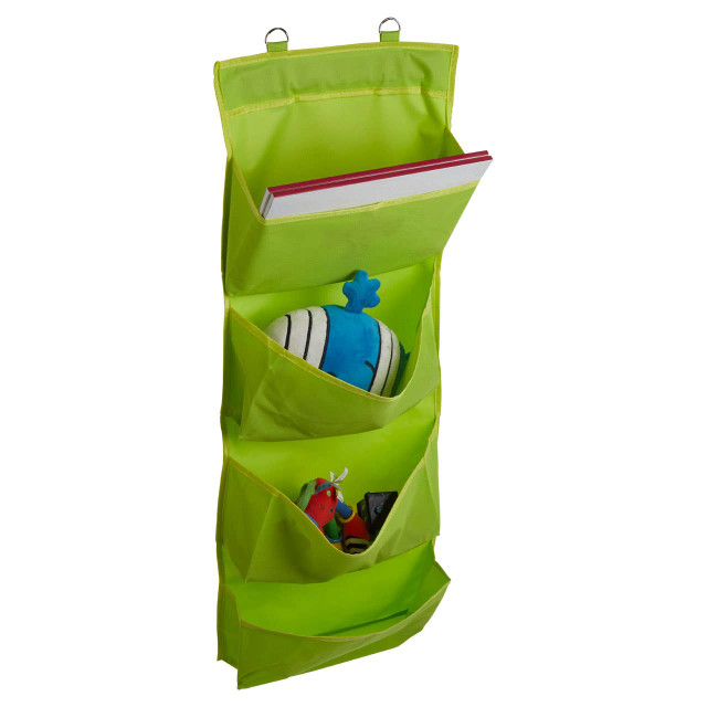 Premier Housewares Verti Over Door Lime Green Hanging Organiser