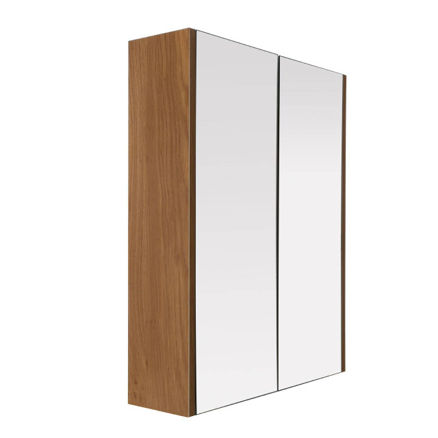 premier housewares Vida 2 Door Oak Effect Wall Cabinet