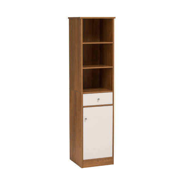 premier housewares Vida Oak Effect Floor Standing Cabinet