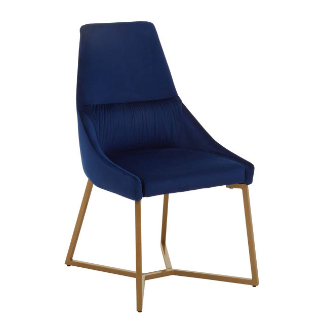 Premier Housewares Vieste Midnight Velvet Dinner Chair