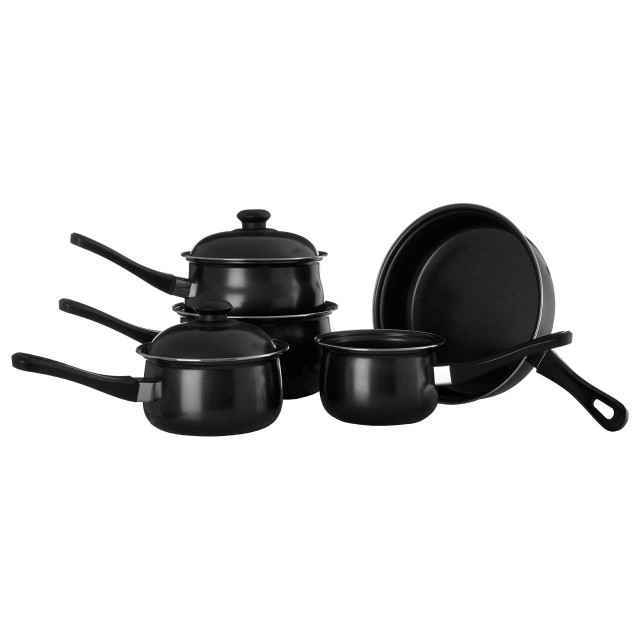 premier housewares Viggo Black Non Stick 5 Piece Cookware Set