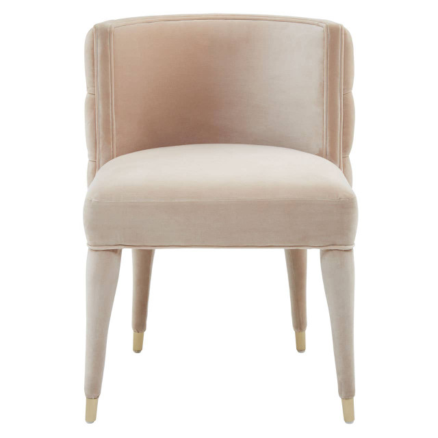 premier housewares Villi Beige Tufted Backrest Chair