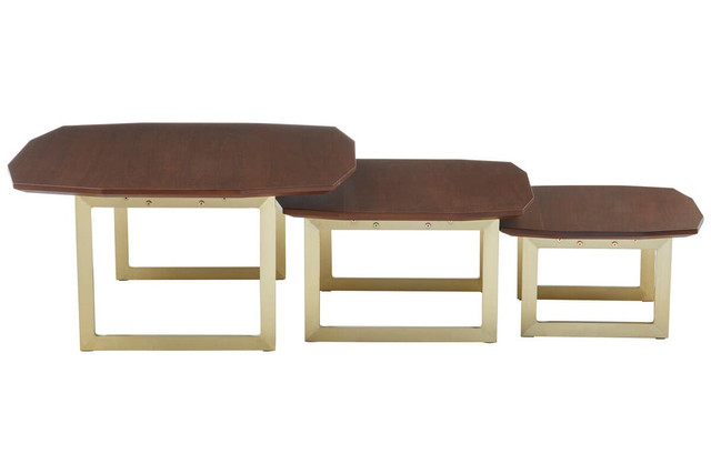 Premier Housewares Villi Set Of Three Nesting Side Tables