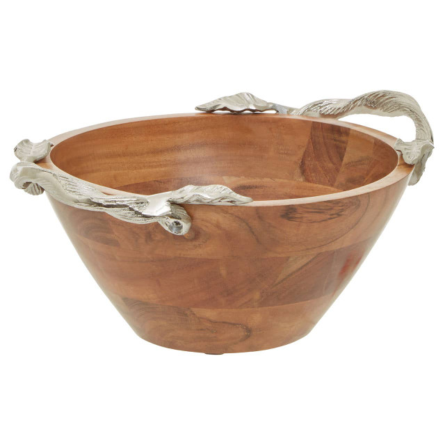 Premier Housewares Vine Acacia Wood Medium Round Bowl