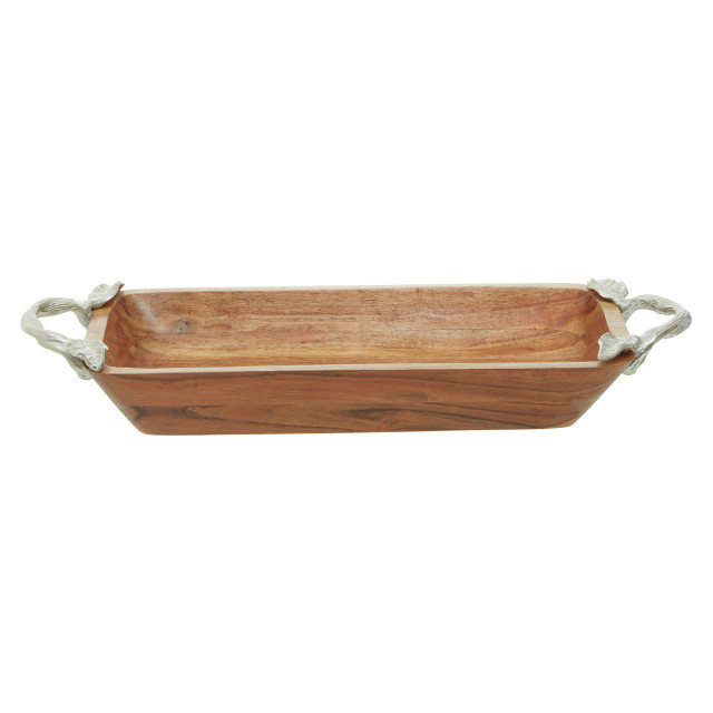 Premier Housewares Vine Acacia Wood Rectangular Bowl