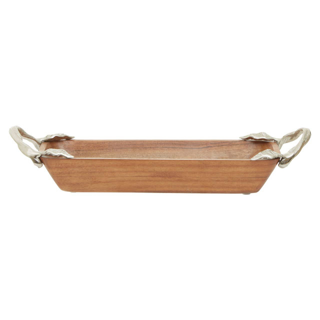 Premier Housewares Vine Acacia Wood Small Rectangular Serving Dish