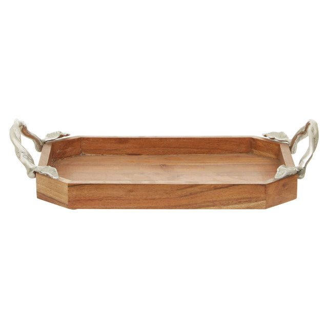 premier housewares Vine Acacia Wood Small Rectangular Tray