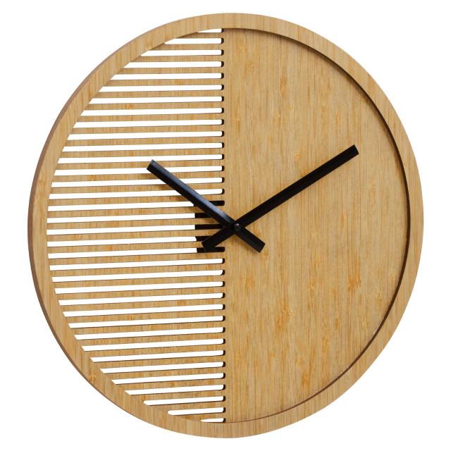 Premier Housewares Vitus Small Wooden Effect Wall Clock