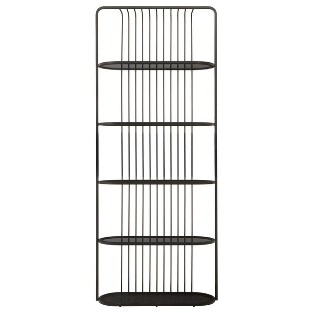 premier housewares Vogue Five Tier Black Shelf Unit