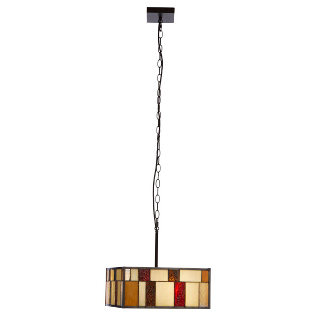 Premier Housewares Waldorf Deco Square Ceiling Light