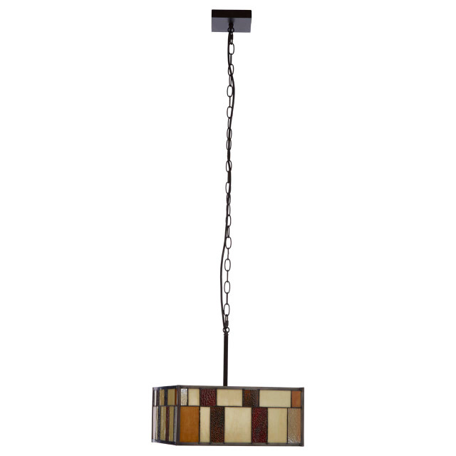 Premier Housewares Waldorf Deco Square Ceiling Light