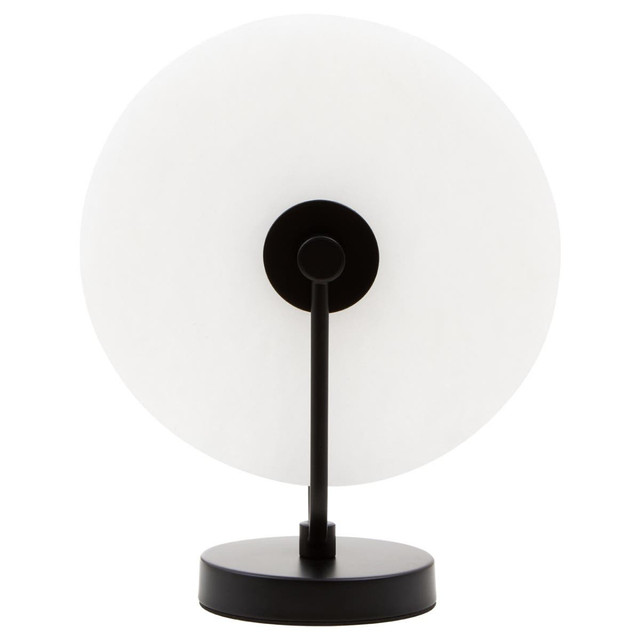 premier housewares Waldorf White Marble And Black Table Lamp