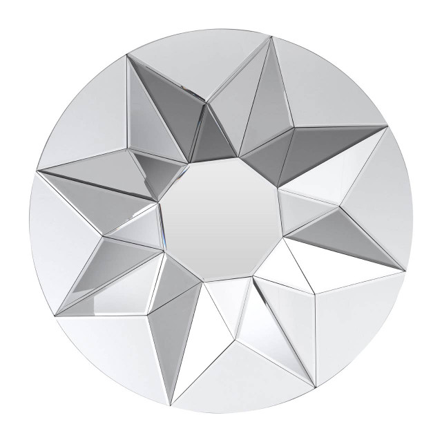 premier housewares Wanda 3D Shape Round Wall Mirror