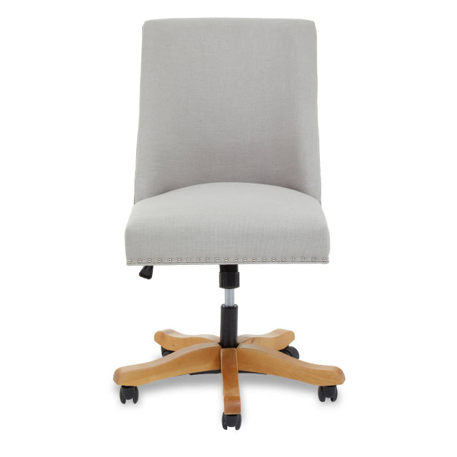 Premier Housewares Washington Natural Fabric Home Office Chair