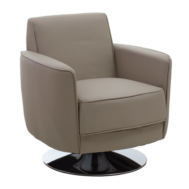 Premier Housewares Wester Mink Leather Effect Chair