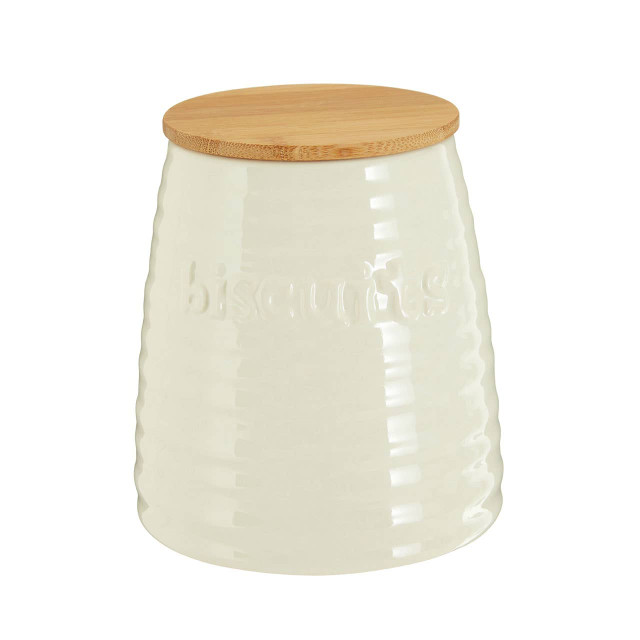 Premier Housewares Winnie Cream Dolomite Biscuit Canister